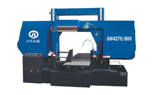 小榄镇GW4270/800双柱龙门卧式带锯床